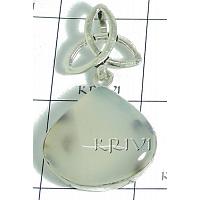 KPLLKS009 Trendy White Metal Onyx Pendant
