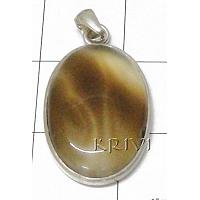 KPLLKS042 Wholesale Designer White Metal Onyx Pendant
