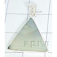 KPLLKT037 High Quality White Metal Onyx Pendant