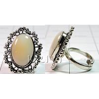 KRLLKT012 Wholesale German Silver Gemstone Ring