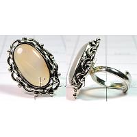 KRLLKT015 Fashionable German Silver Gemstone Ring