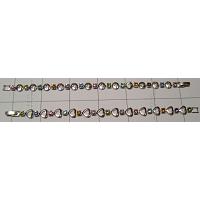 KWKQKT002 Wholesale Lot of 24 Pcs Imitation Cut Stone Bracelets