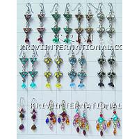 KWKSKM023 Designer 350pc Different Colored Hanging Earring