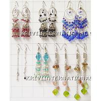 KWKSKM032 Wholesale Mixed Package of 200pc Hanging Earrings