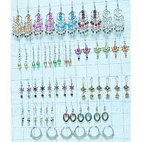 KWKTKL001 Assorted Wholesale Lot of 15 Pairs of Fashion Earrings