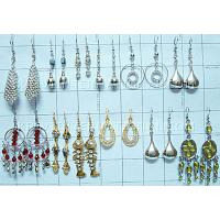KWKTKM001 Wholesale Assorted Lot of 12 Pairs of Hanging Earrings