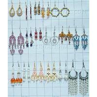 KWKTKM002 Wholesale Assorted Lot of 17 Pairs of Hanging Earrings