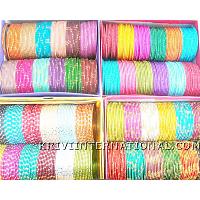 KWLKKQ003 50 dozen bangles in assorted colours and designs in mixed sizes