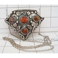 KWLLKL003 Wholesale Lot of 5 pc Metal Jewelry purses
