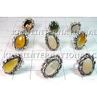 KWLLKT051 Wholesale lot of 25 pc Onyx Gemstone Rings