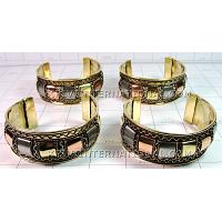 KWLLLL001 Value Pack of 5 pc Metal Cuff Bracelets